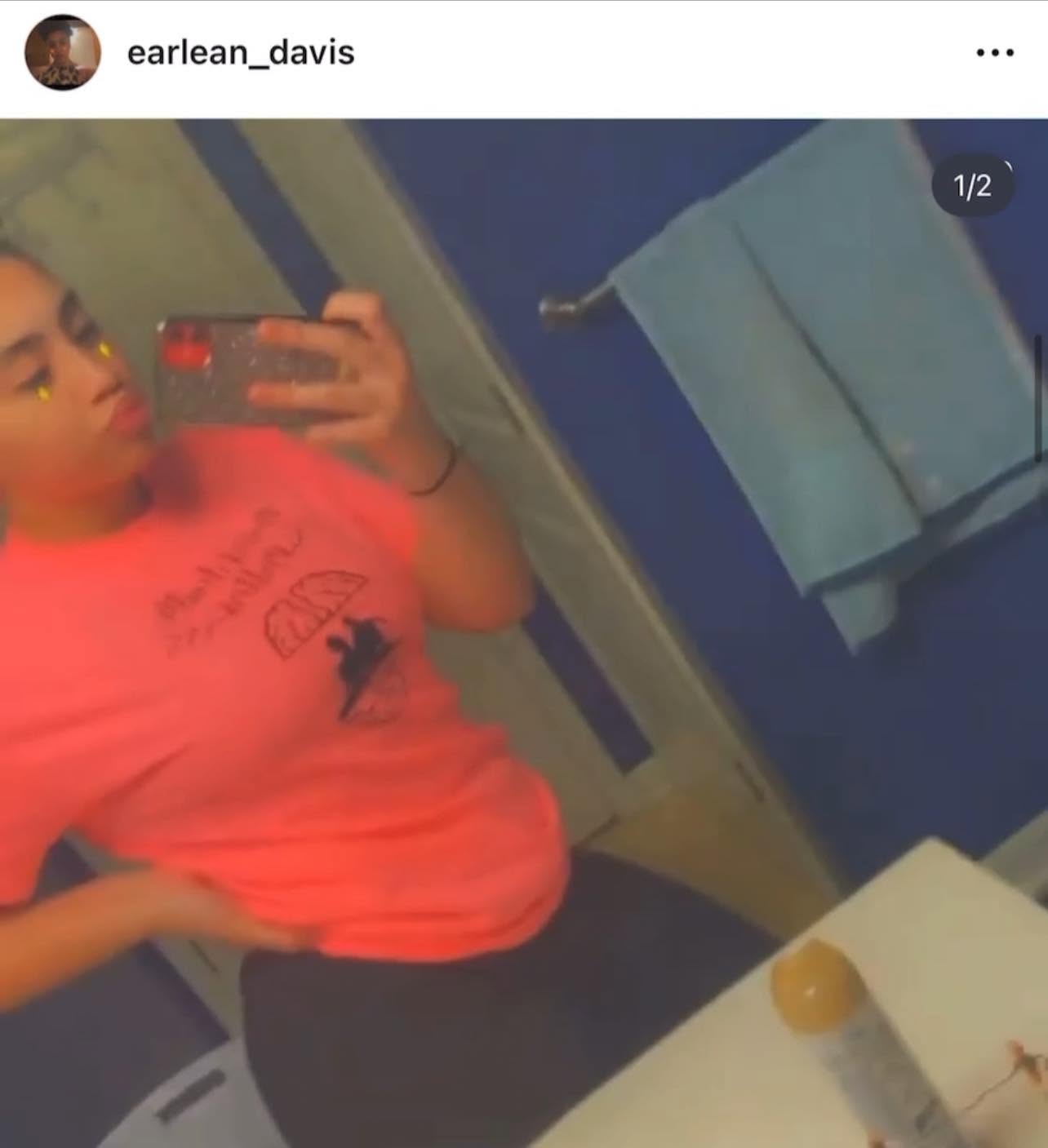 Earlean, in the Mental Health Matters crewneck