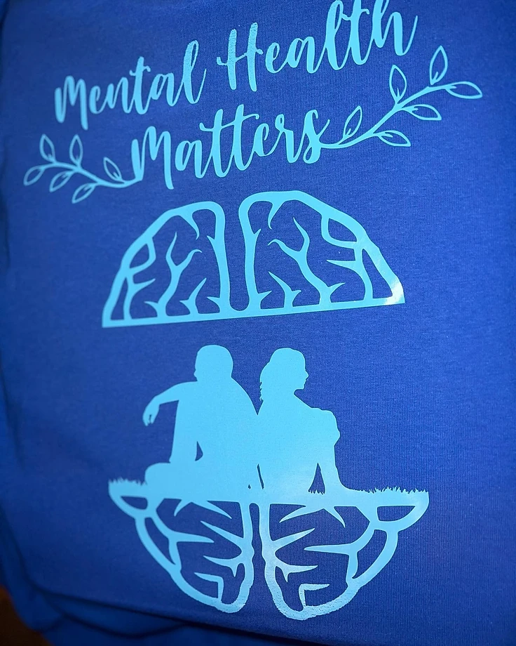 Royal Blue Mental Health Matters Short Sleeve T-Shirt (Toddler)