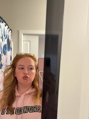 Founder wearing a Mental Health Matters piece
