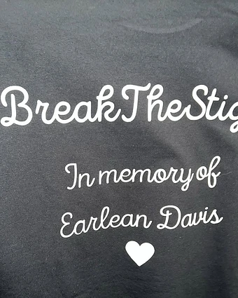 In Memory of Earlean Daws — White Memorial Print