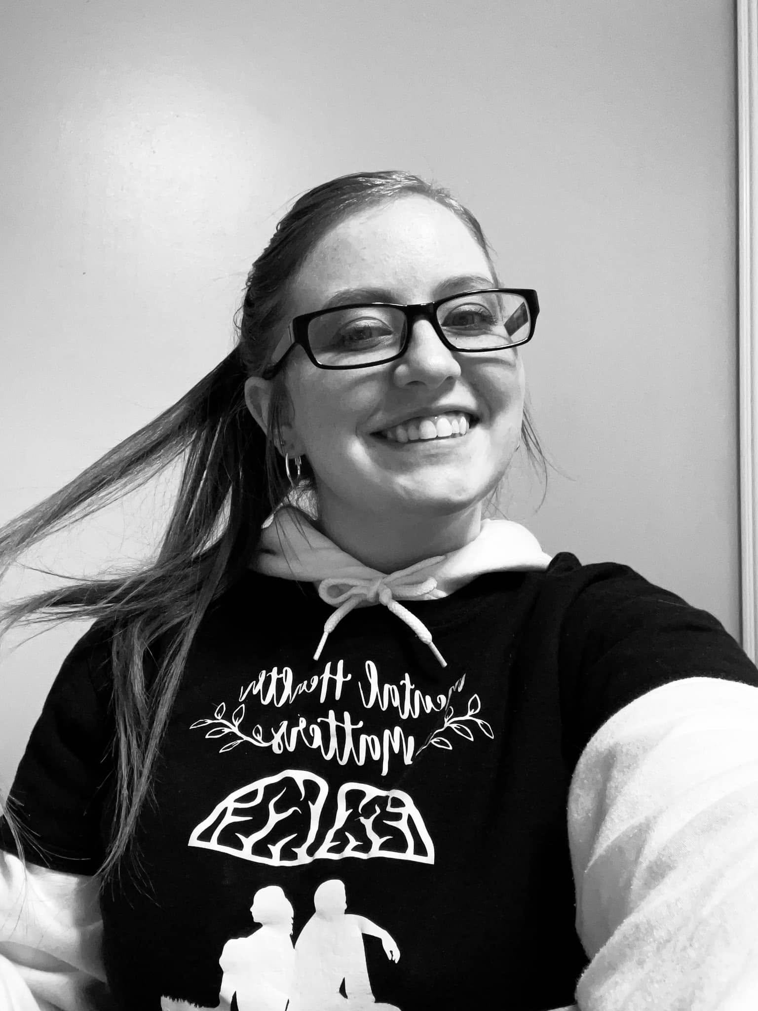 Black Short Sleeve Mental Health Matters T-Shirt