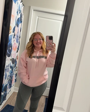 Browed by B Pink Leopard Print Hoodie (Youth)