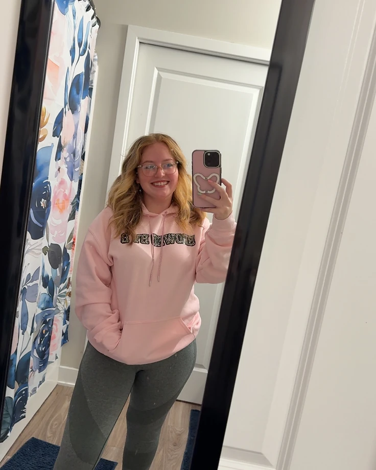 Browed by B Pink Leopard Print Hoodie (Youth)