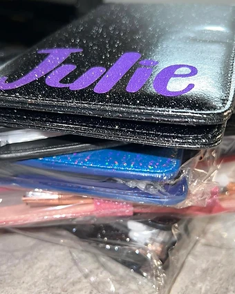 Server Books — Personalized Glitter Folios