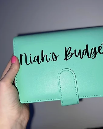 Niah's Budget — Mint Green Custom Budget Binder