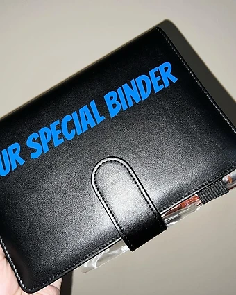 Our Special Binder — Black Custom Budget Binder