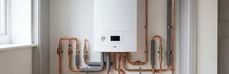 Premium modern combination boiler installation