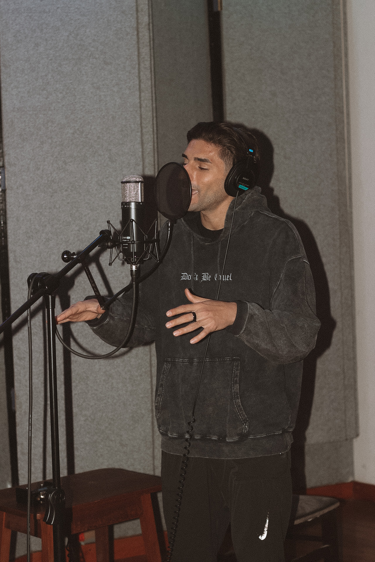 Nasser recording, Orlando, 2021