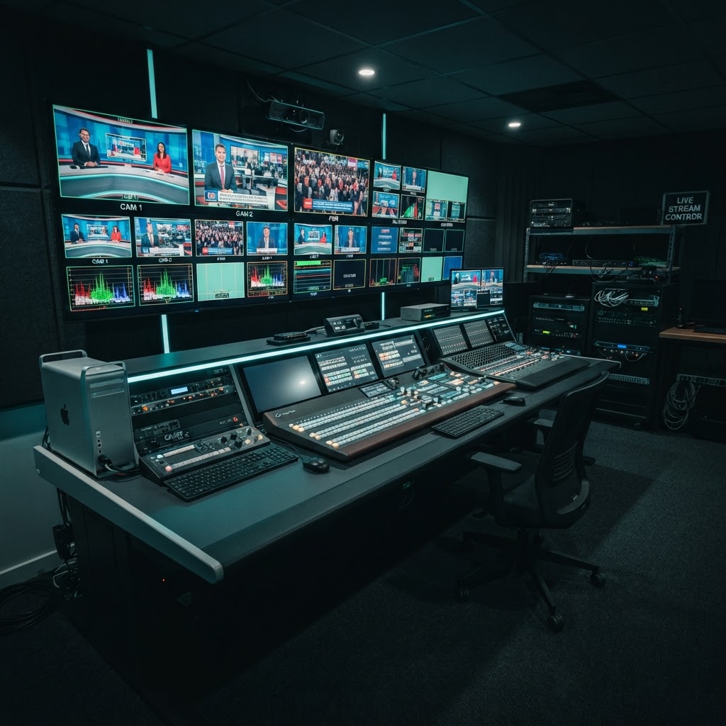 Live Streaming produção multicâmara