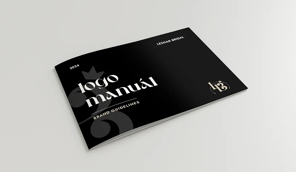 Návrh logomanuálu vizuální identity svatebního salonu Leznar Bridal