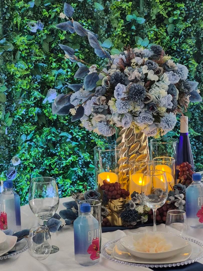 The Blue Garden Table