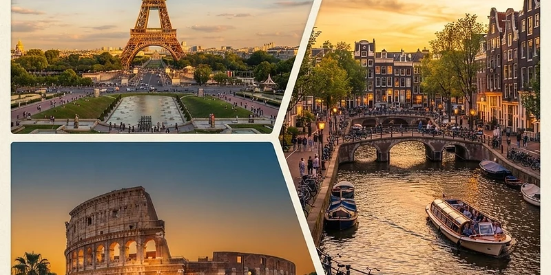 Icons of Europe — Paris, Rome & Amsterdam