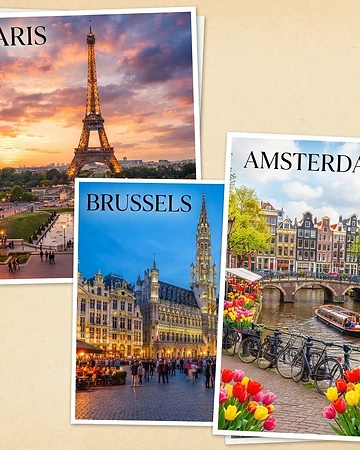 All Inclusive Europe Tour — Paris, Brussels & Amsterdam