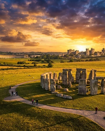 Private Driving Stonehenge, Windsor Castle & Bath Tour