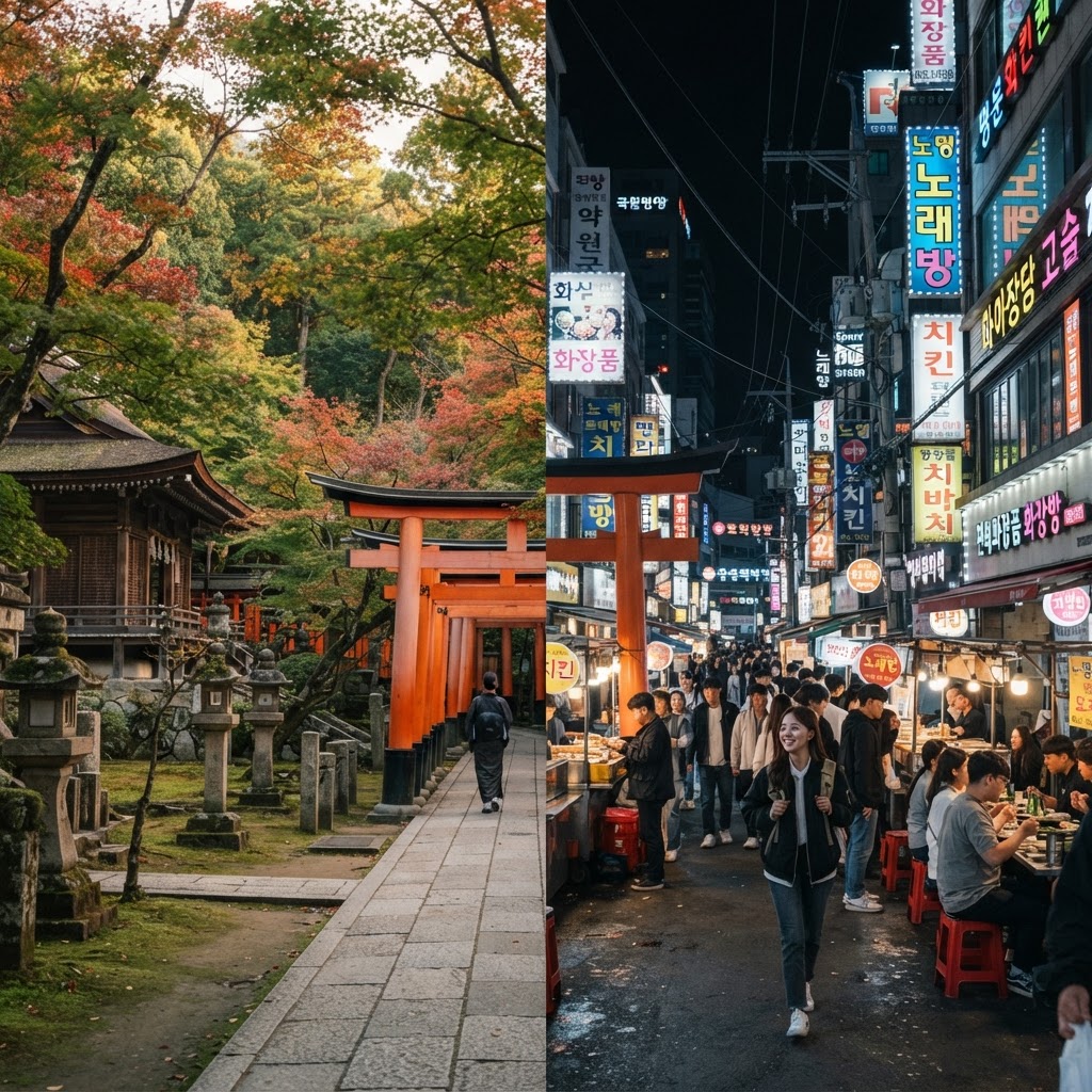 Why Japan and Korea are the yin and yang of travel