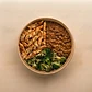 Pollo ginger garlic + lentejas + brocoli