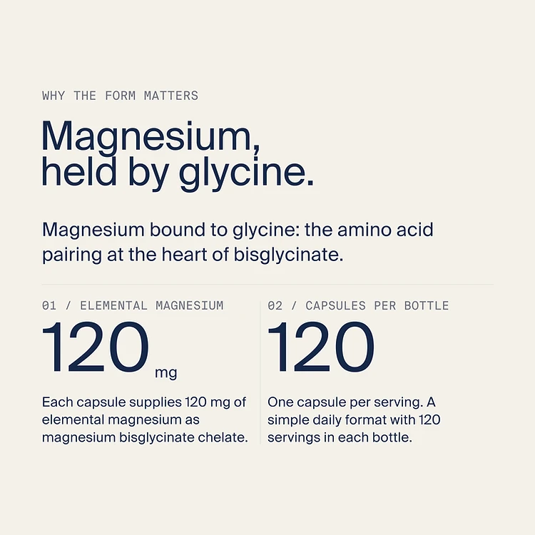 Magnesium Glycinate — Why the form matters
