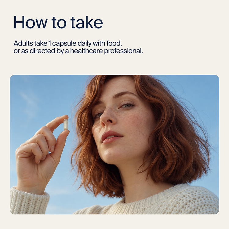 How to take Selenium Glycinate — one capsule with food