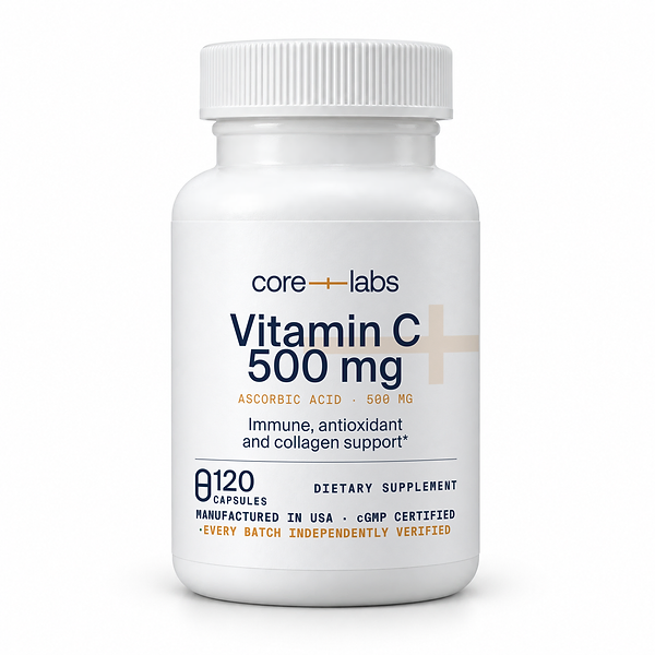 Vitamin C 500 mg — Bottle front