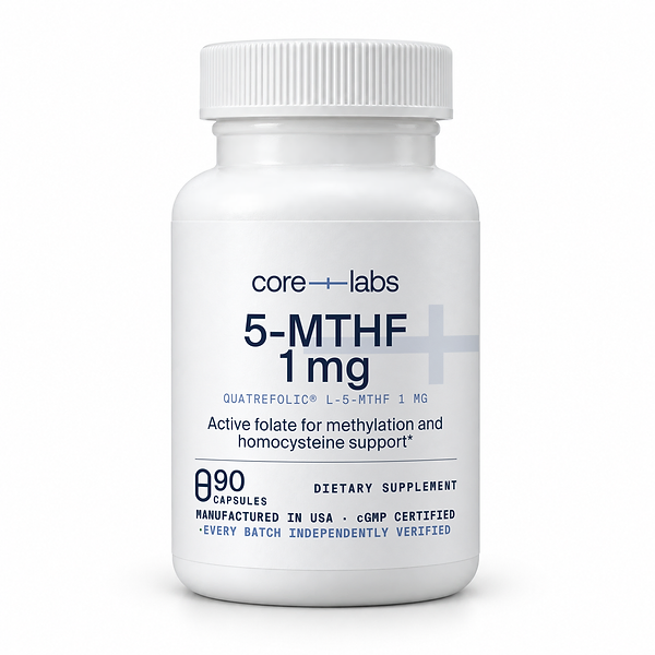 5-MTHF 1 mg — Bottle front