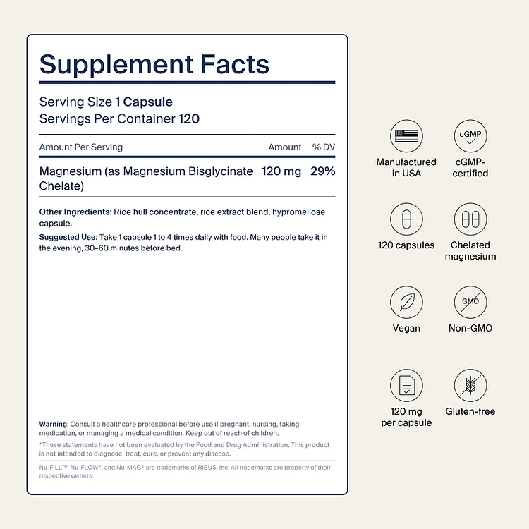 Magnesium Glycinate — Supplement Facts
