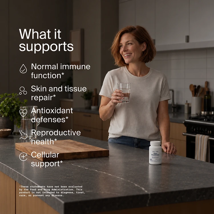 Zinc Picolinate 30 mg — What it supports