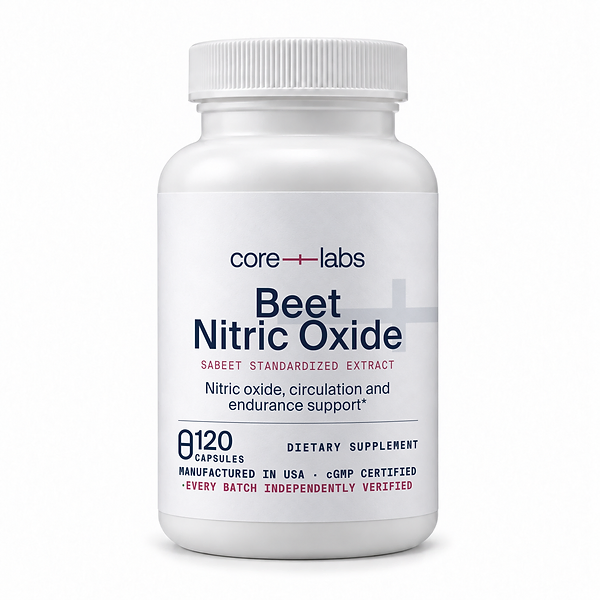 Beet Nitric Oxide — Bottle front