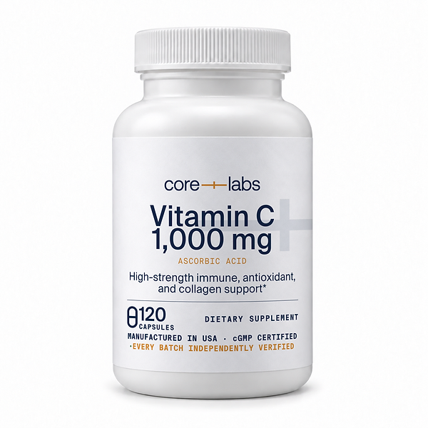 Vitamin C 1,000 mg — Bottle front