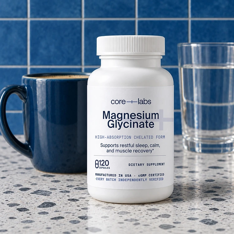 Magnesium Glycinate — Bottle lifestyle