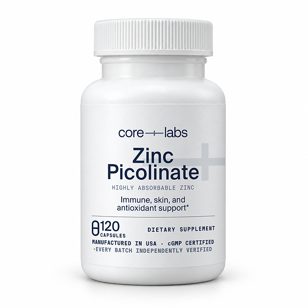Zinc Picolinate 15 mg — Bottle front