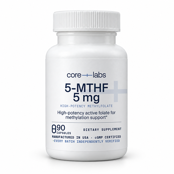 5-MTHF 5 mg — Bottle front
