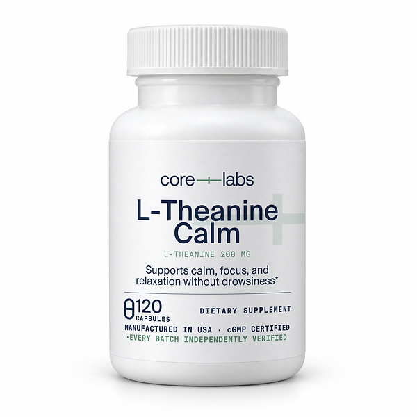 L-Theanine Calm — Bottle front