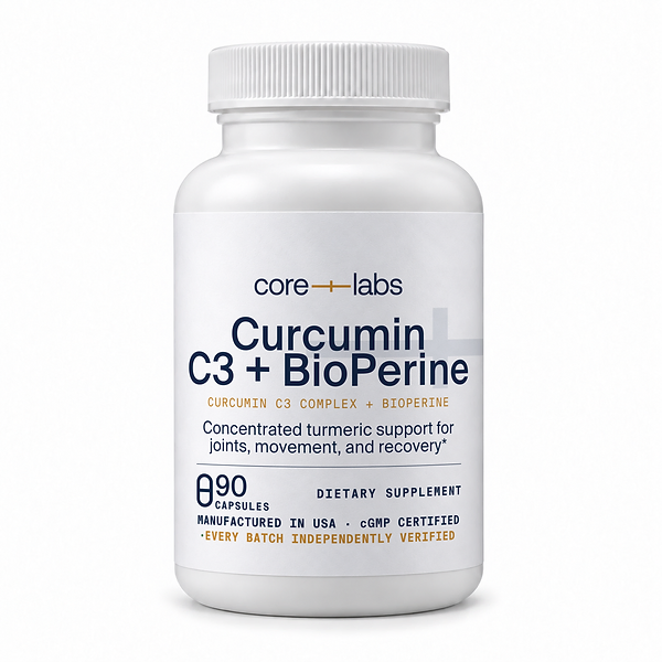 Curcumin C3 Complex + BioPerine — Bottle front