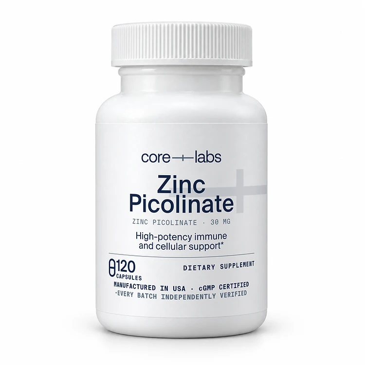 Zinc Picolinate 30 mg — Bottle front