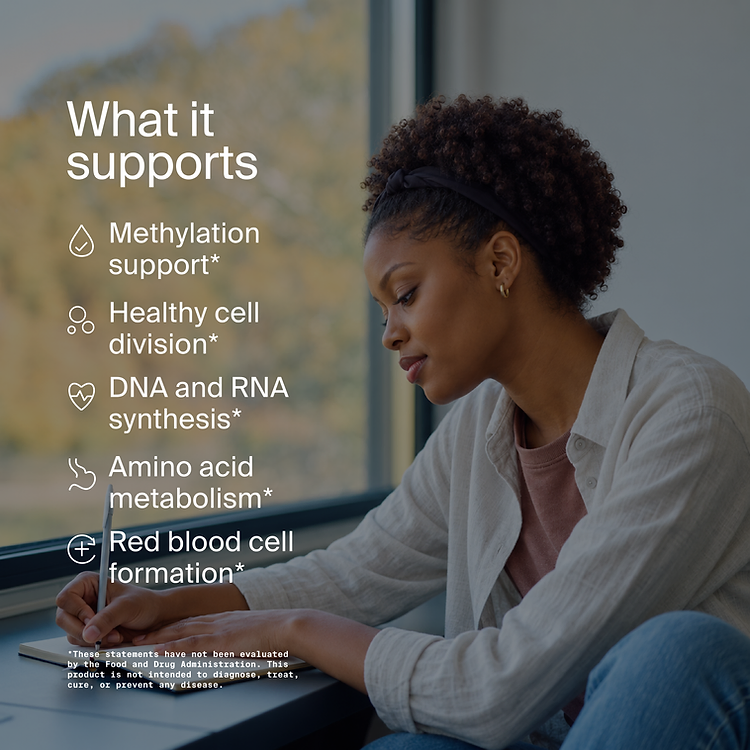 5-MTHF 5 mg — What it supports