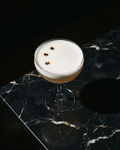 Signature cocktail being prepared live