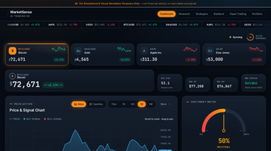 Trading Tracker template preview