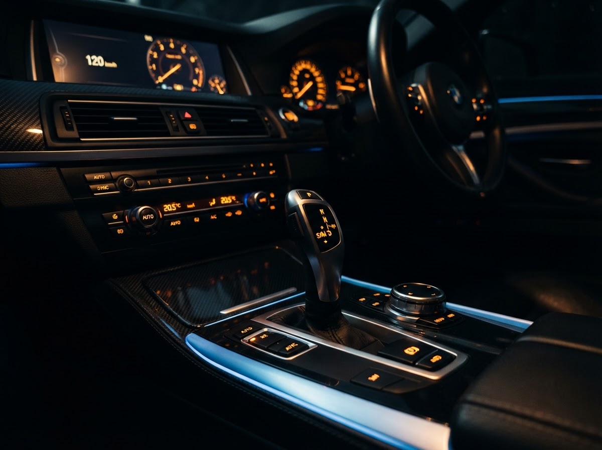 Cockpit van de M-Drive auto