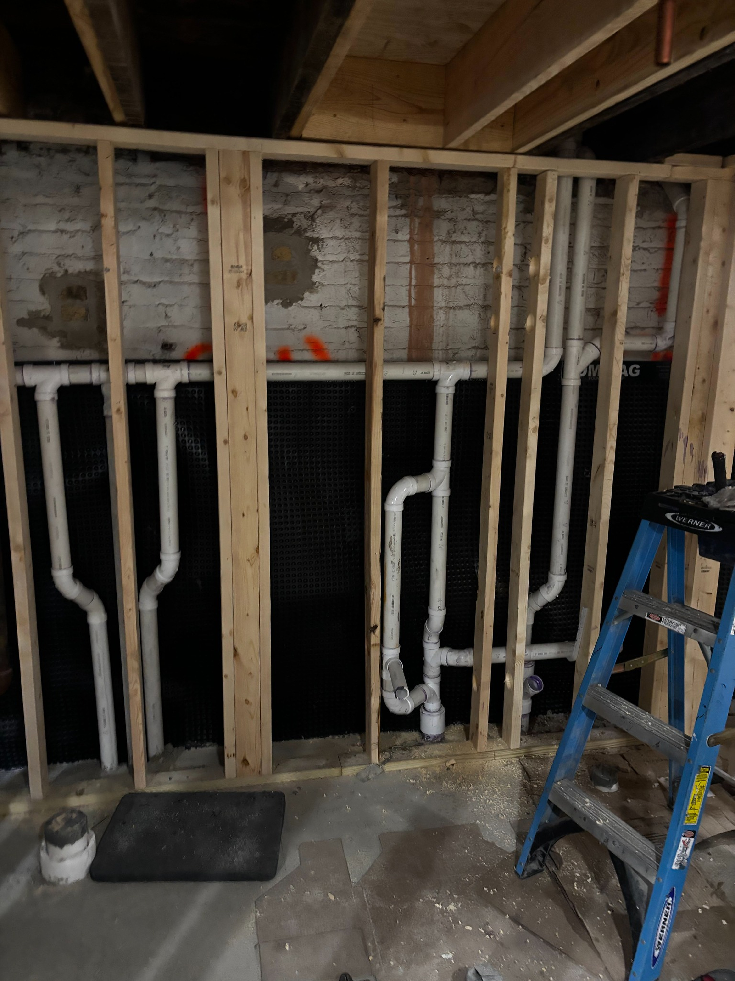 Wall Plumbing Rough-In