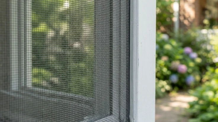 Window screen cleaning in Portland, Maine