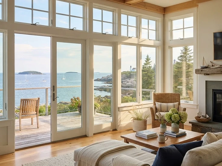 Interior and exterior window cleaning in Gorham, Maine