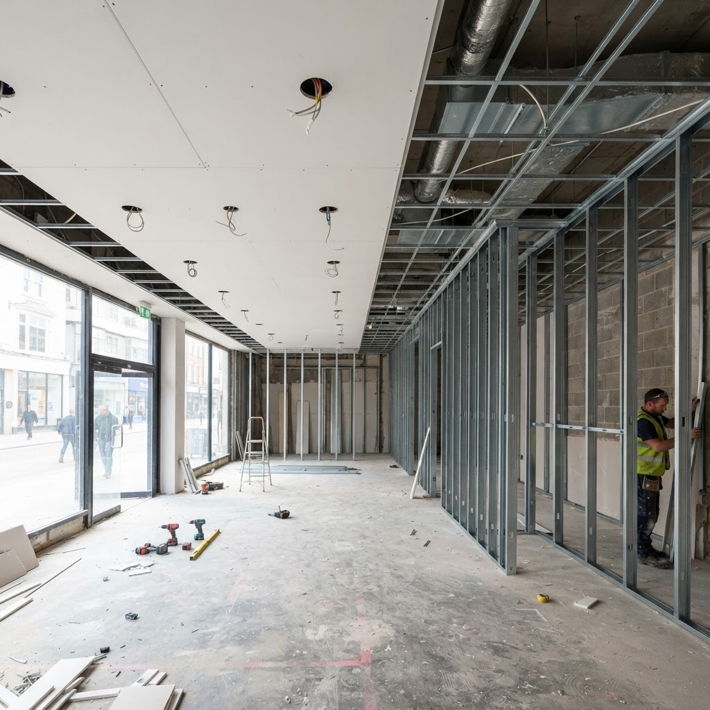 Retail False Ceiling & Partitions — Deira City Centre