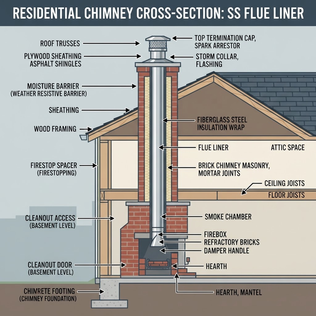 When to Replace a Stainless Steel Chimney Liner in Tacoma Homes