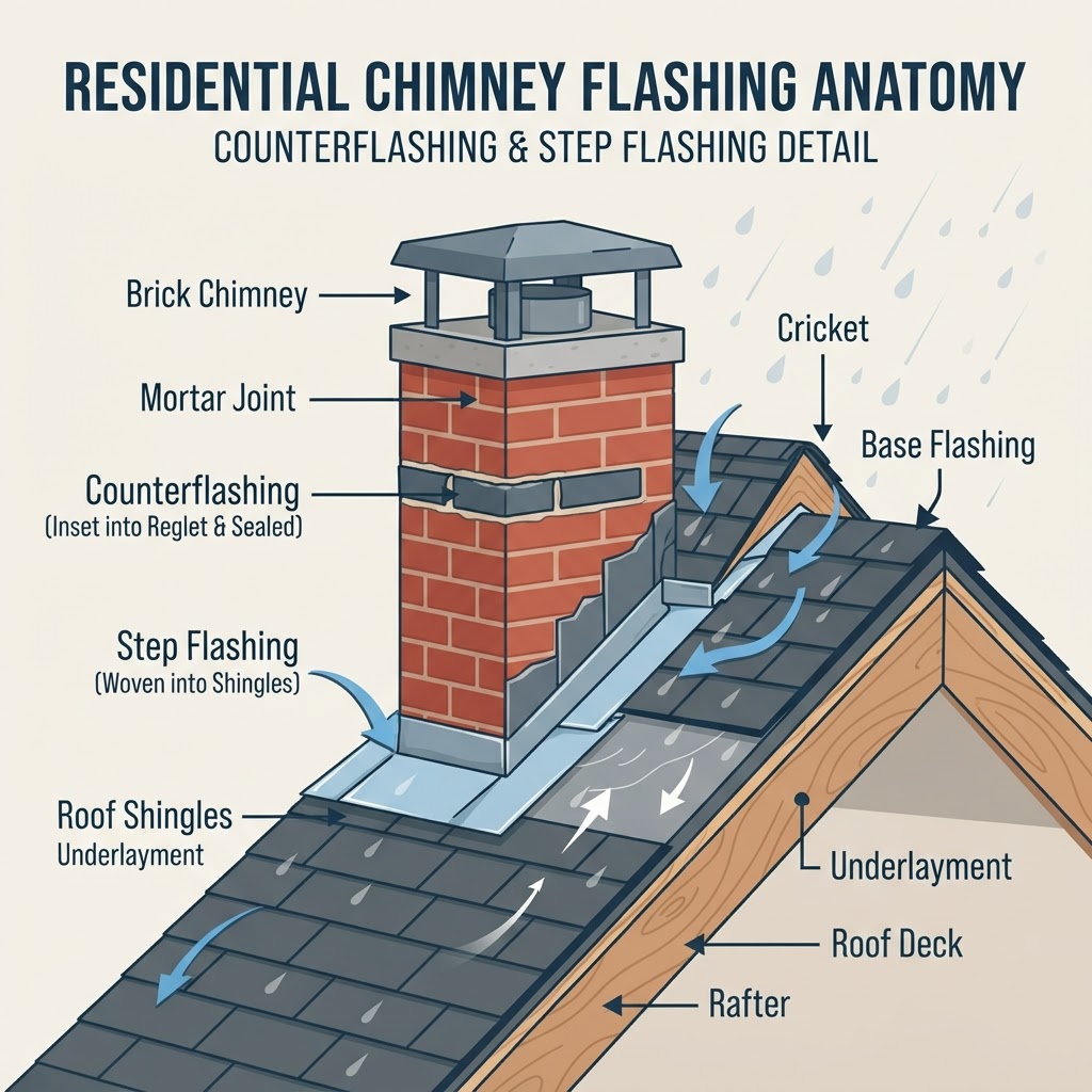Signs Your Tacoma Chimney Flashing Needs Repair (and What It Costs)