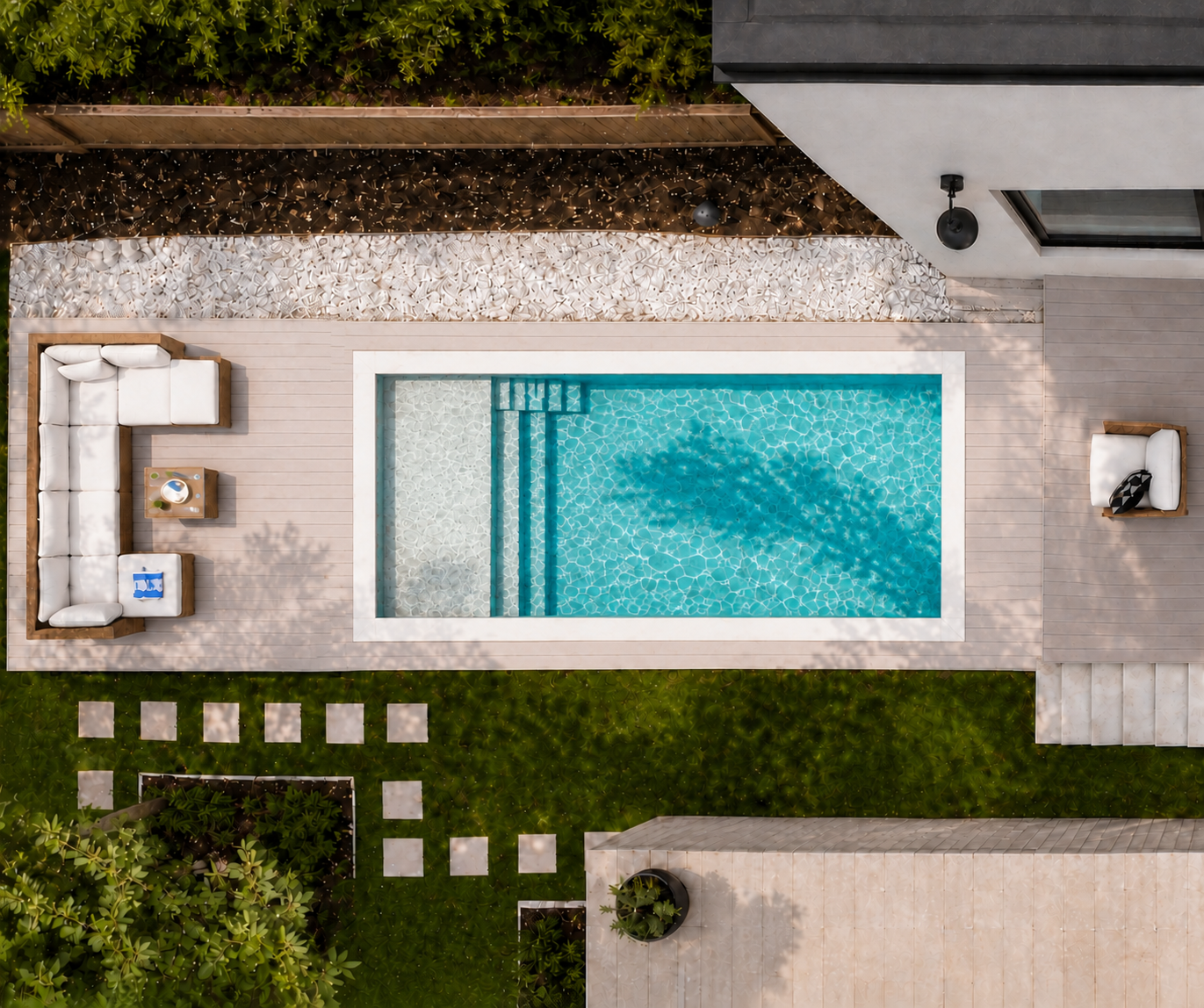 Cosmopolitan pool, 12' × 20'