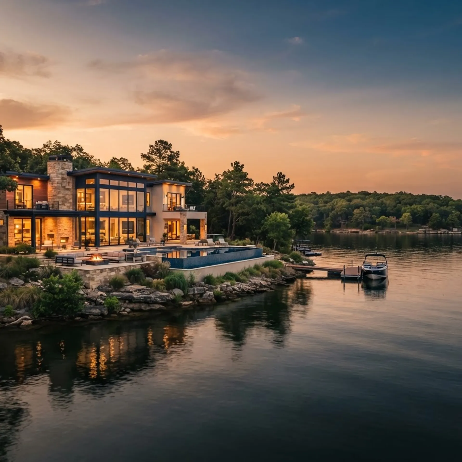 Grand Lake lakefront home