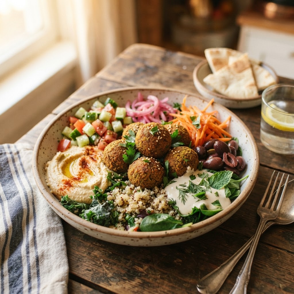 Middle Eastern Falafel Bowl