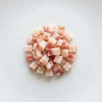 guanciale or pancetta, diced