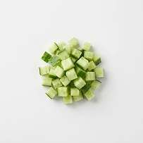 cucumber, diced