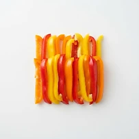 sliced bell peppers